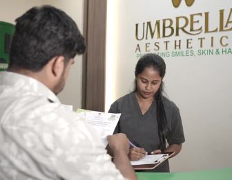 Personalised dermatologist consultation for skin and hair treatment at Umbrella Aesthetics Mysore clinic