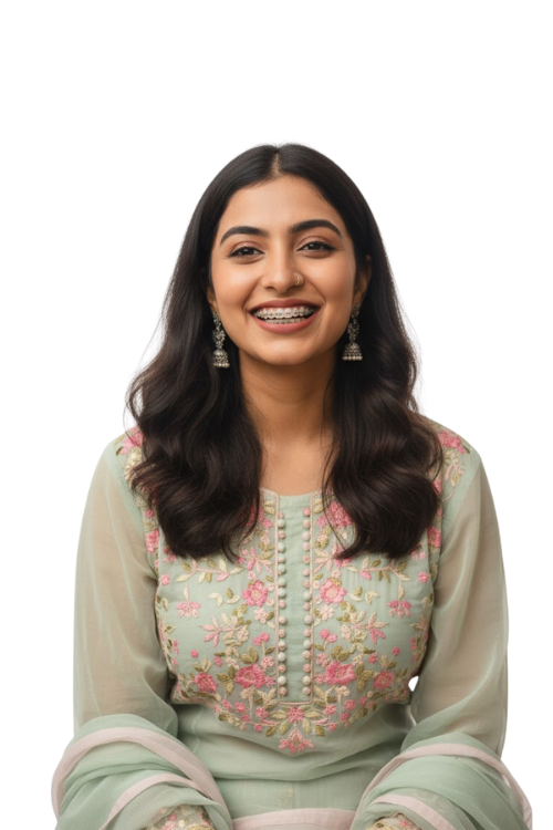 Tooth-Colored Ceramic Braces Mysore